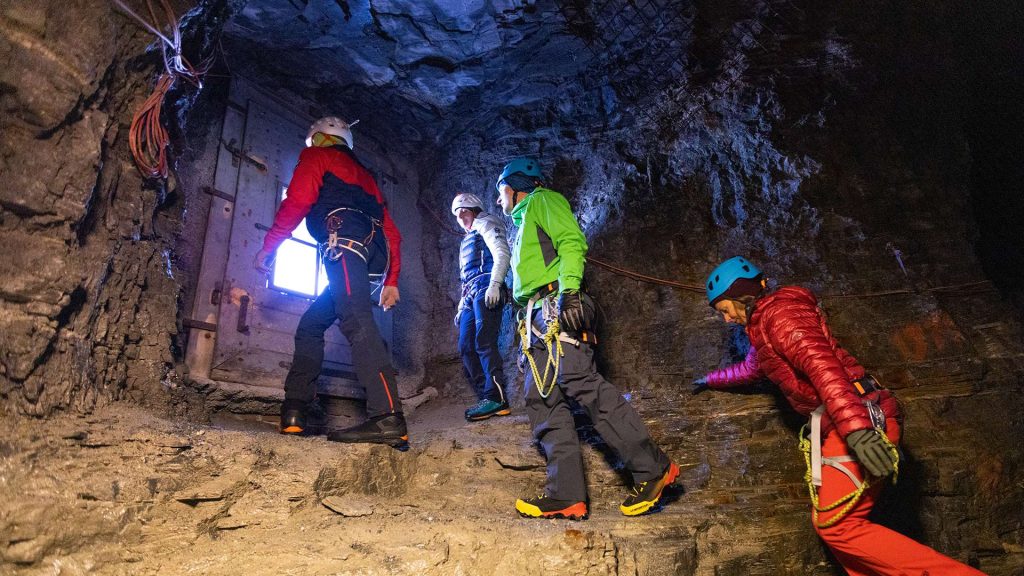 Photo from the inside of the Stollenloch door.